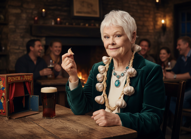 Judi Dench’s Cheeky On-Set Antics: Garlic, Gags and a Punch