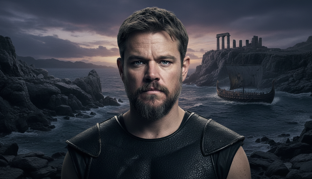 Matt Damon Suits Up as Odysseus in Nolan’s Latest Epic Poster