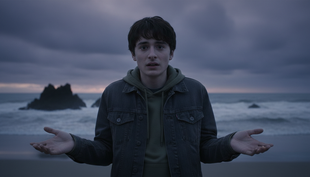 Stranger Things Star Shrugs at Season 5 Finale on Letterboxd